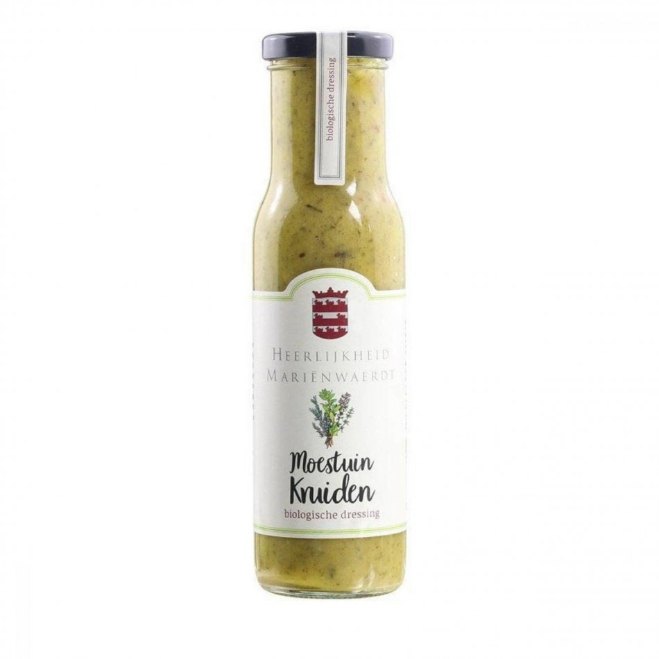 Biologische dressing – Moestuinkruiden