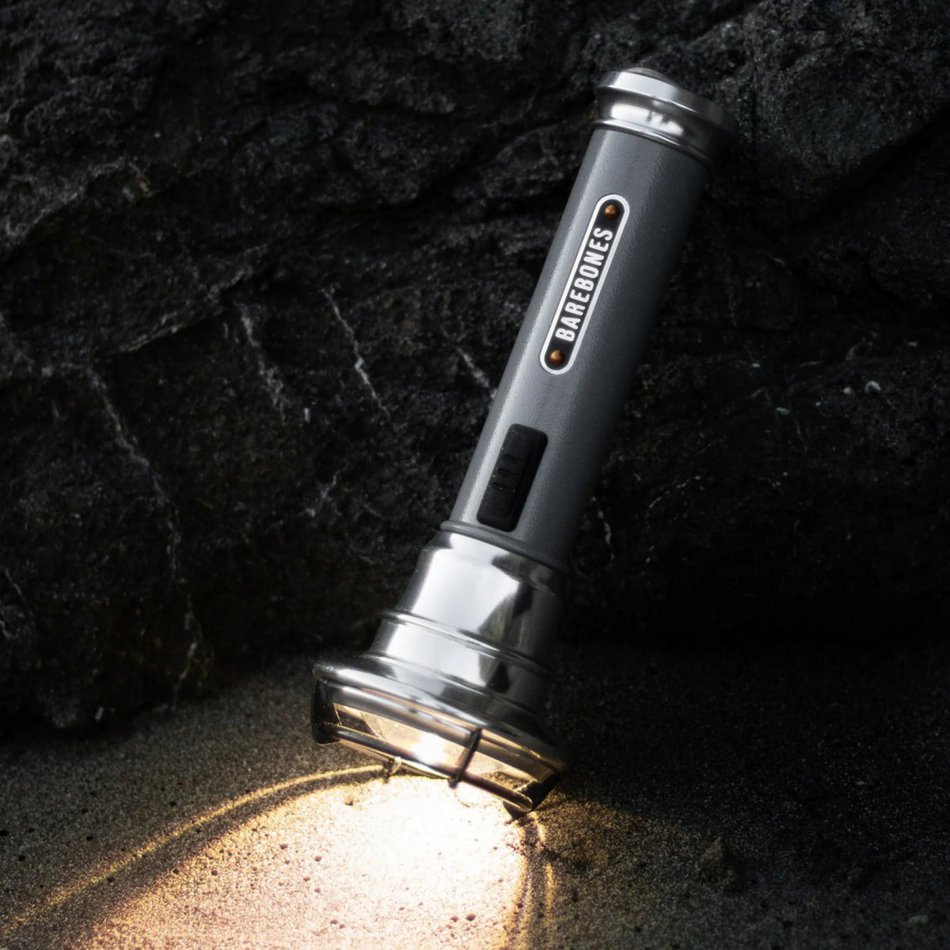 Vintage Flashlight Grey