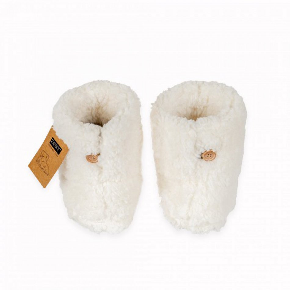 Cosy Boots Sherpa one size ivoor