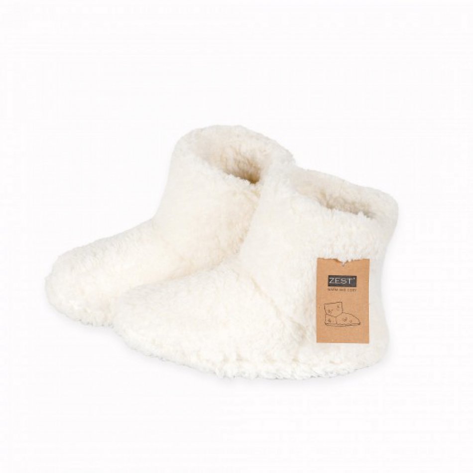 Cosy Boots Sherpa one size ivoor