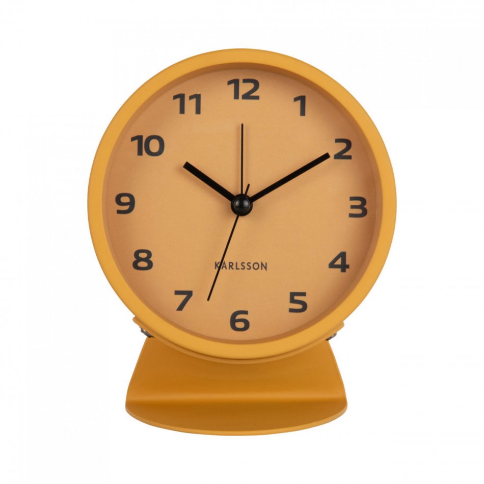 Alarm Clock Cool Retro Mango yellow